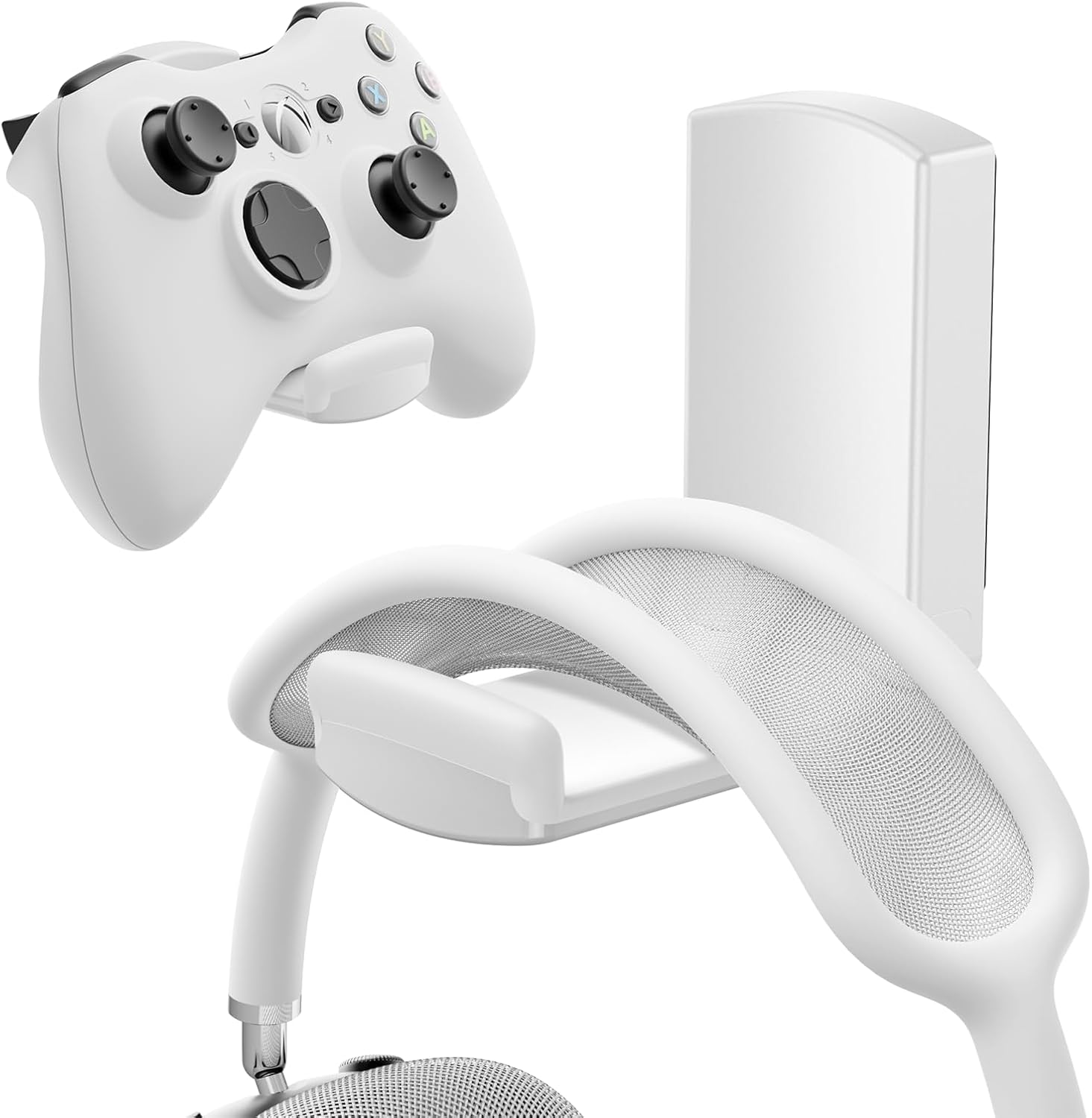Foldable headphone and controller wall mount product photo