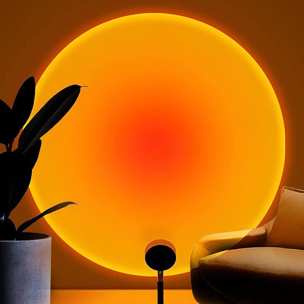 Sunset projection lamp product photo